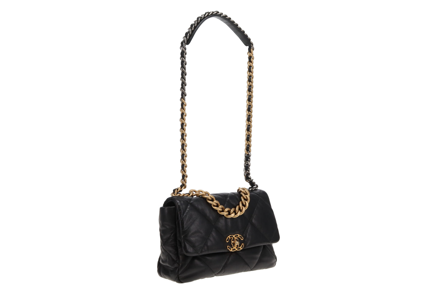 Chanel 19 Goatskin Large Black (30 Series) 2021