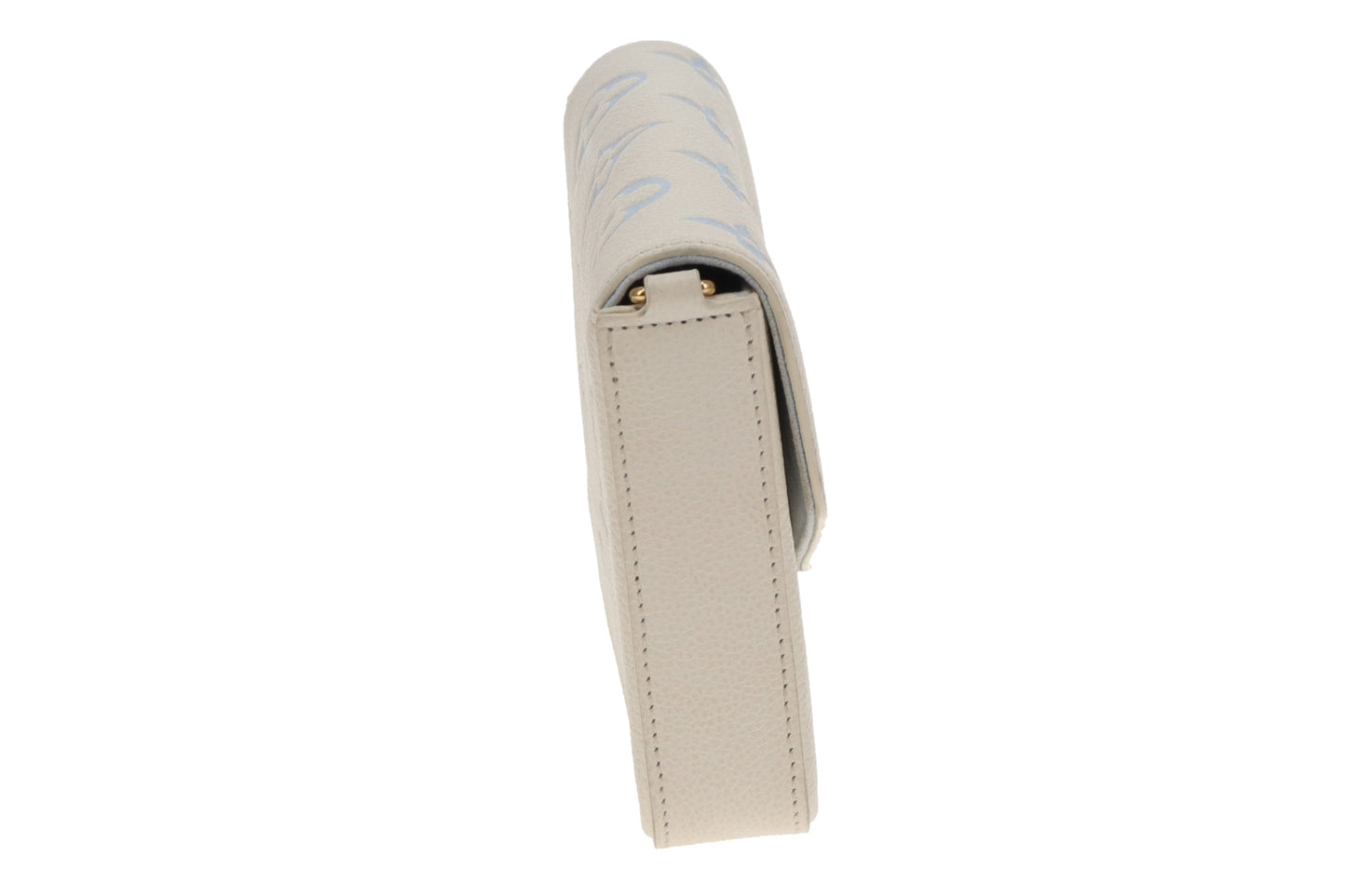 Louis Vuitton Felicie Latte and Candy Blue Giant Empreinte (NFID)