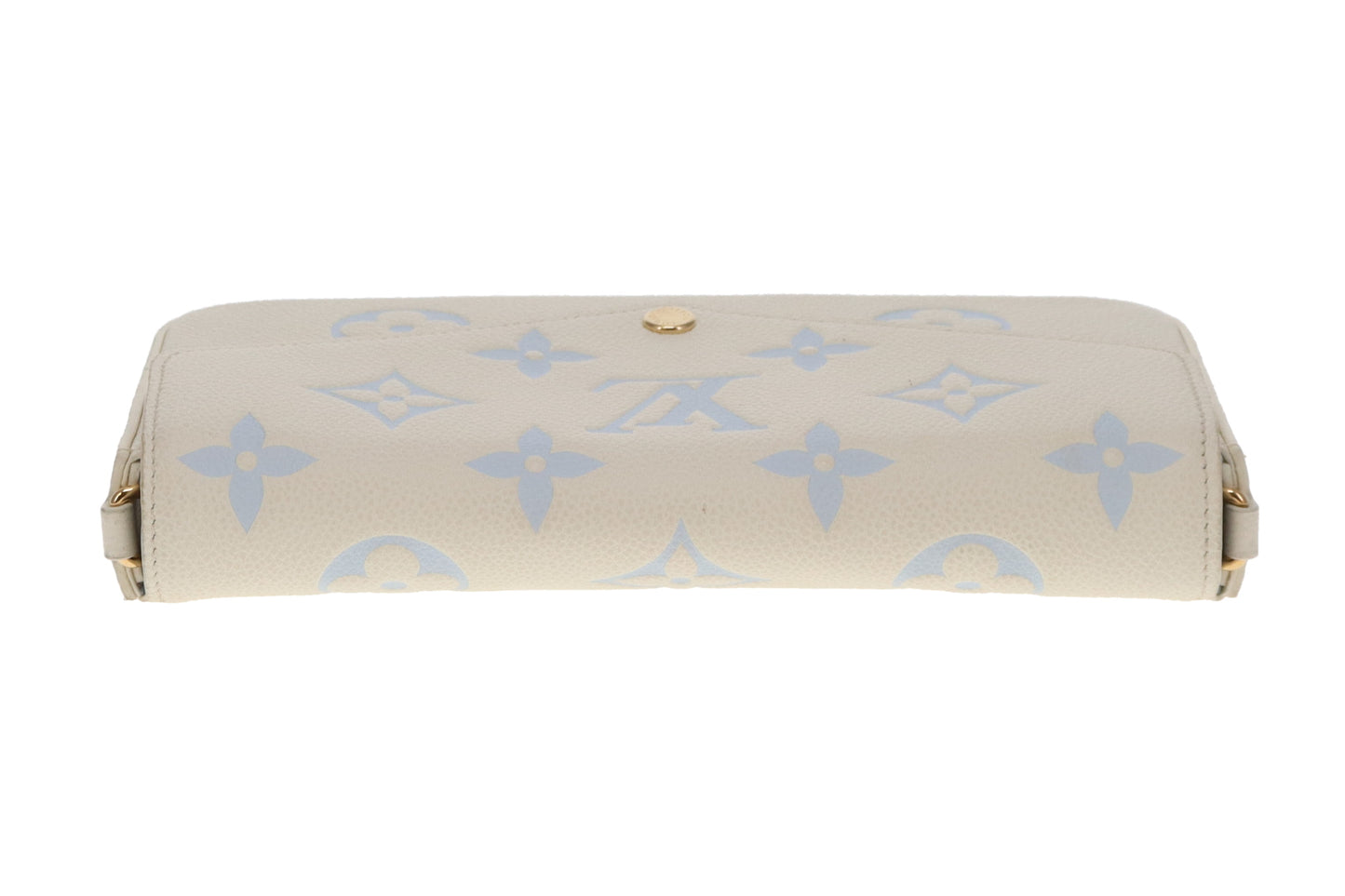 Louis Vuitton Felicie Latte and Candy Blue Giant Empreinte (NFID)