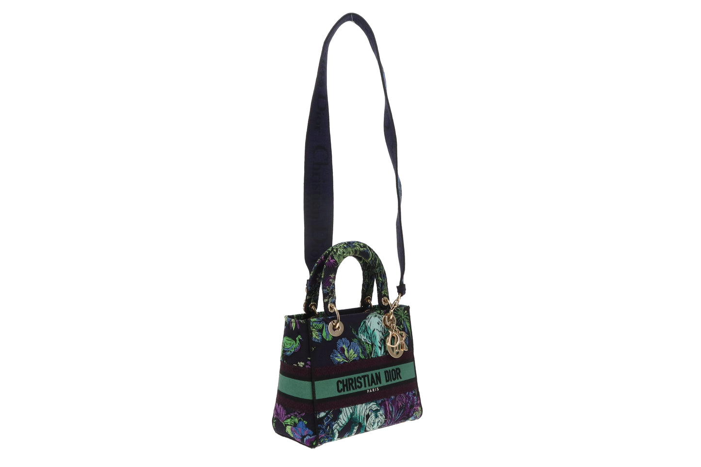 Dior Lady Dior D-Lite Medium Toile De Jouy Voyage 2023