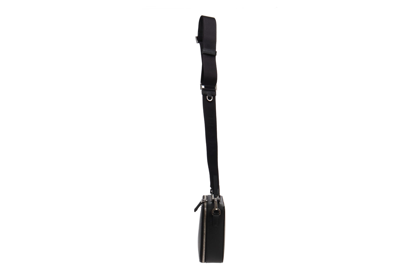 Prada Nero Saffiano Travel Brique Bag