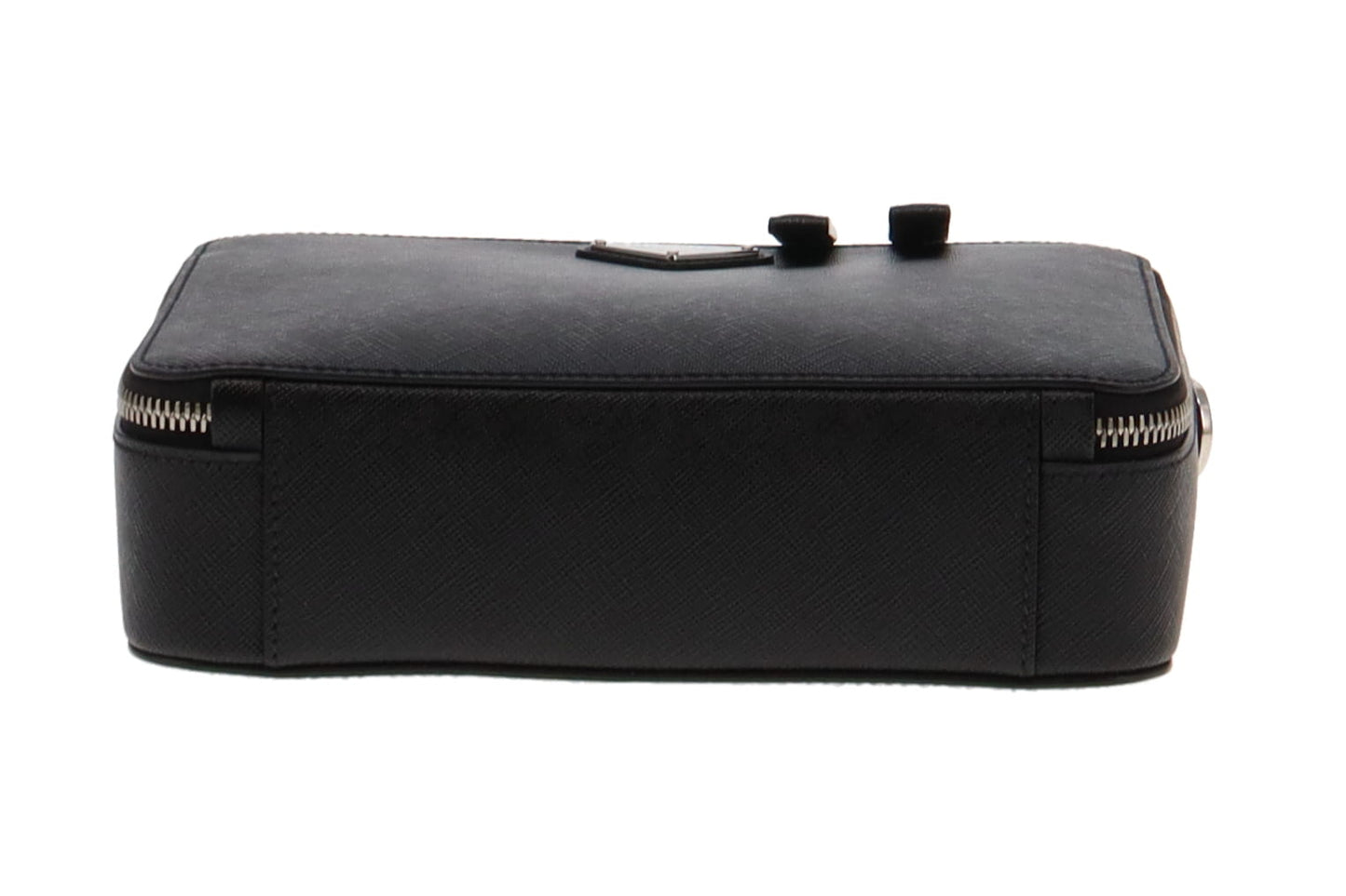 Prada Nero Saffiano Travel Brique Bag