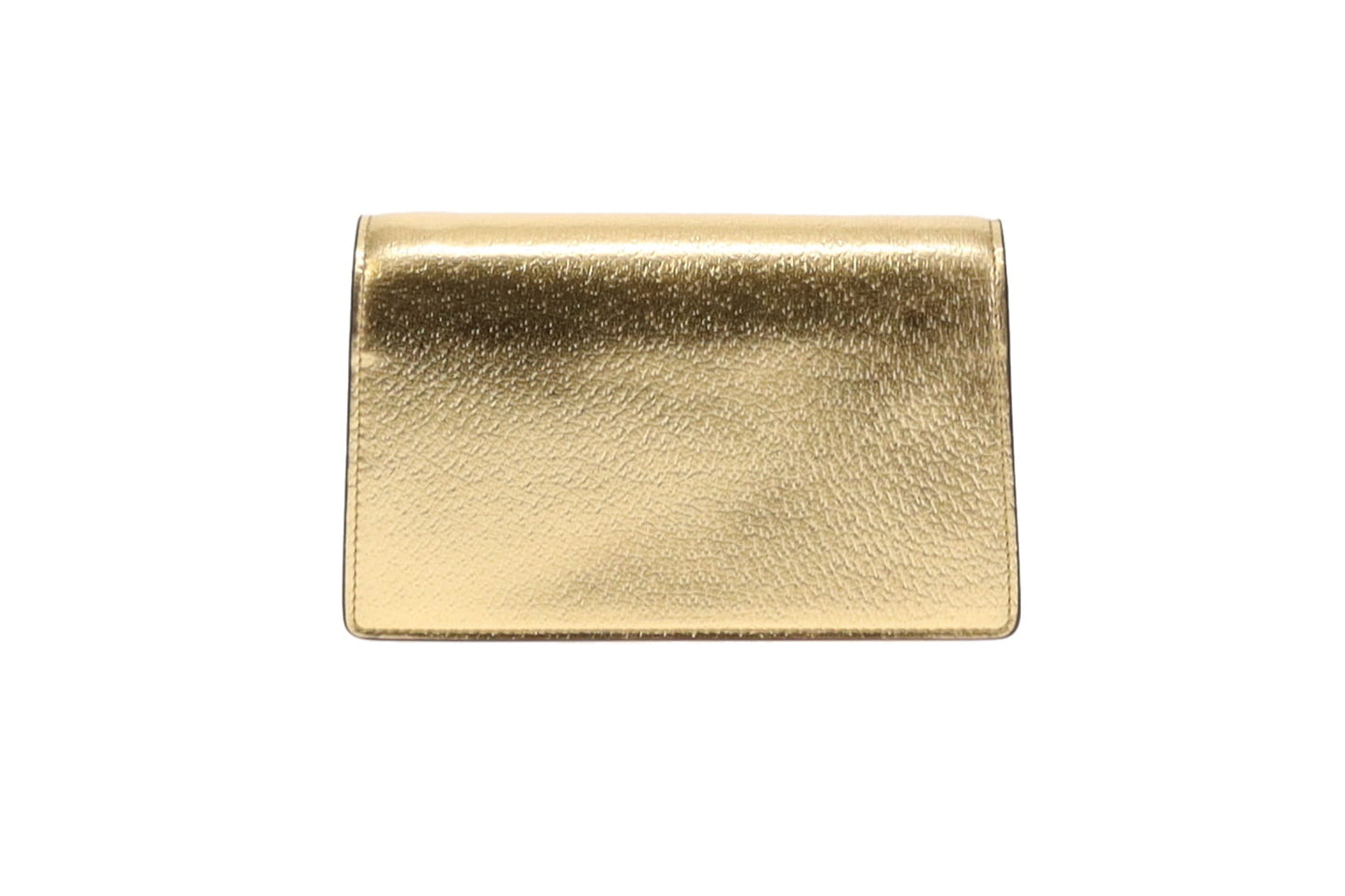 Gucci Gold Leather Super Mini Dionysus