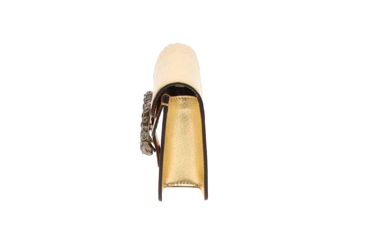 Gucci Gold Leather Super Mini Dionysus
