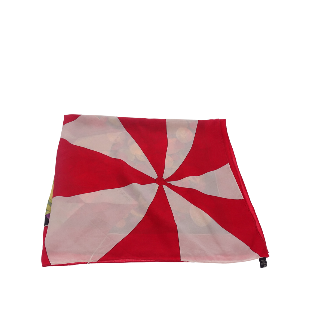 Loewe Vintage Parasol & Fruit Silk Scarf