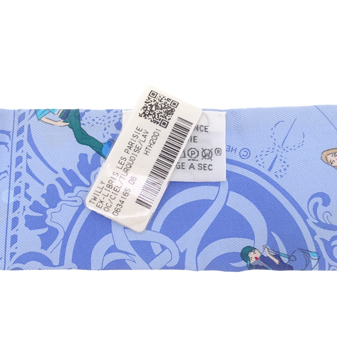 Hermes Ex-Libris Les Parisiennes Silk Twilly
