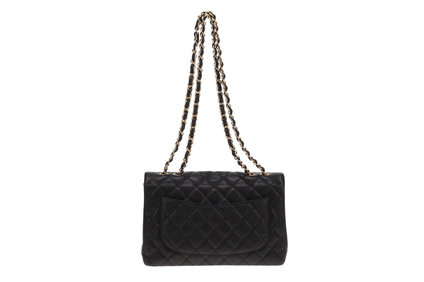 Chanel Classic Jumbo Single Flap Black Caviar GHW 2011