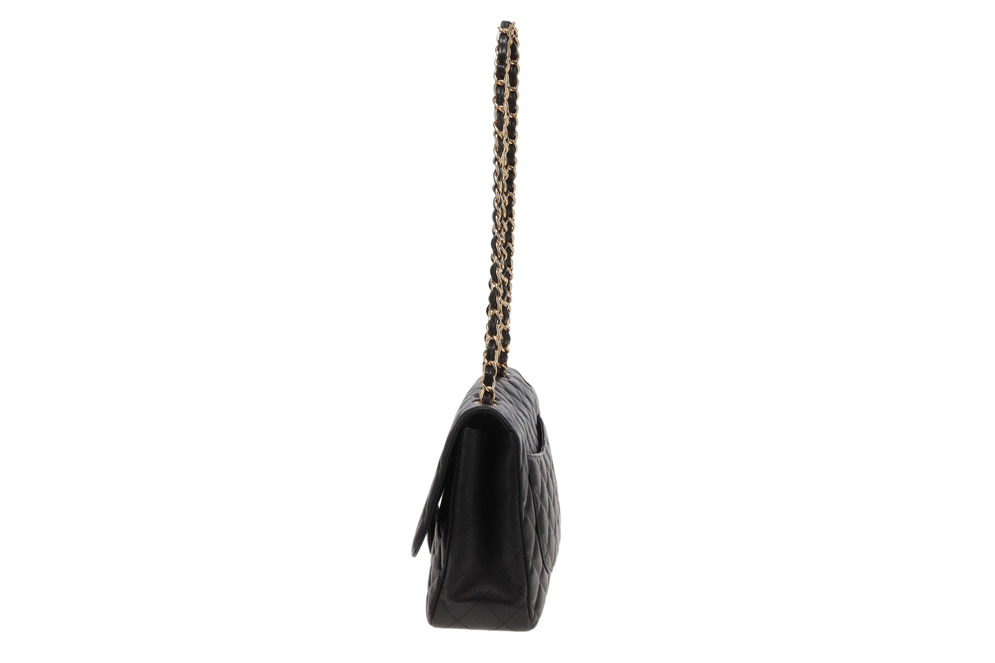 Chanel Classic Jumbo Single Flap Black Caviar GHW 2011