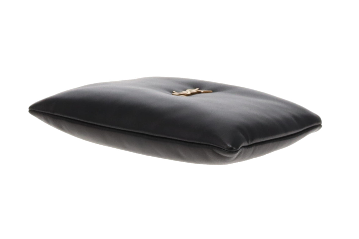 Saint Laurent Calypso Black Lambskin Small Pouch 2023