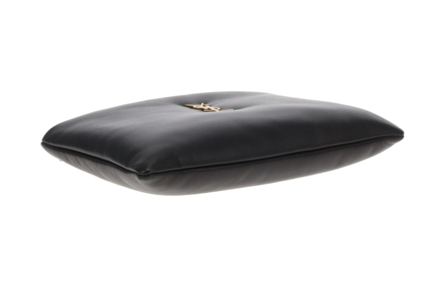 Saint Laurent Calypso Black Lambskin Small Pouch 2023