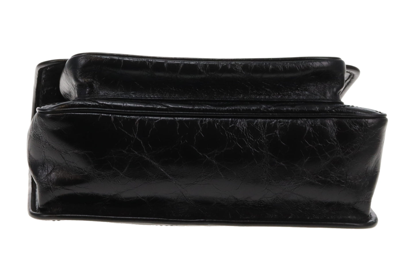 Saint Laurent Black Vintage Leather SHW Medium Niki 2024