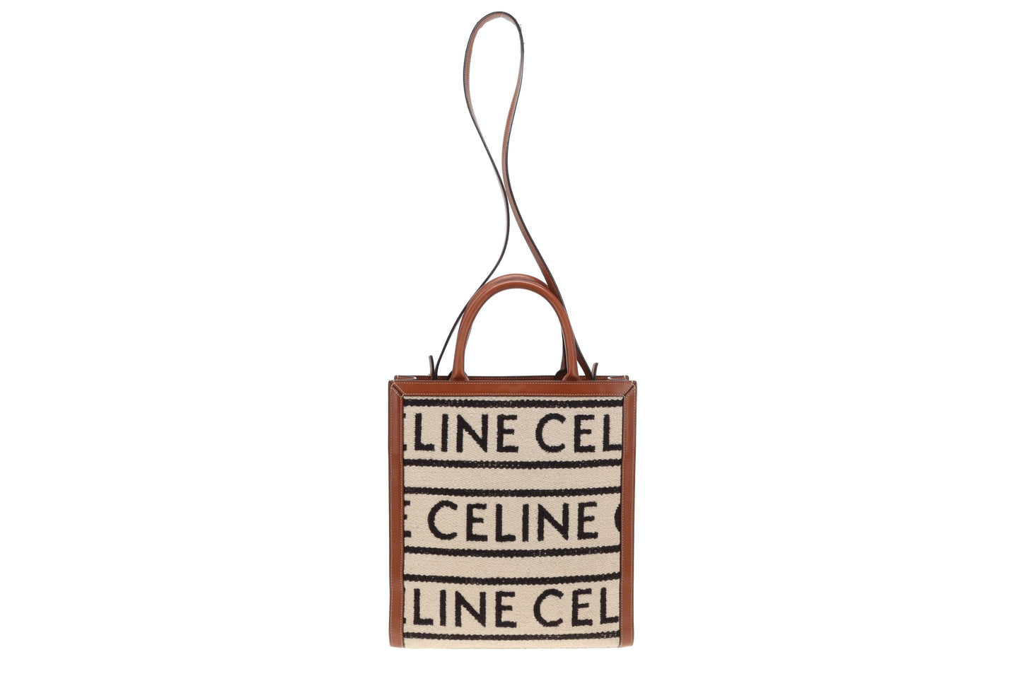 Celine Vertical Cabas Monogram Cloth