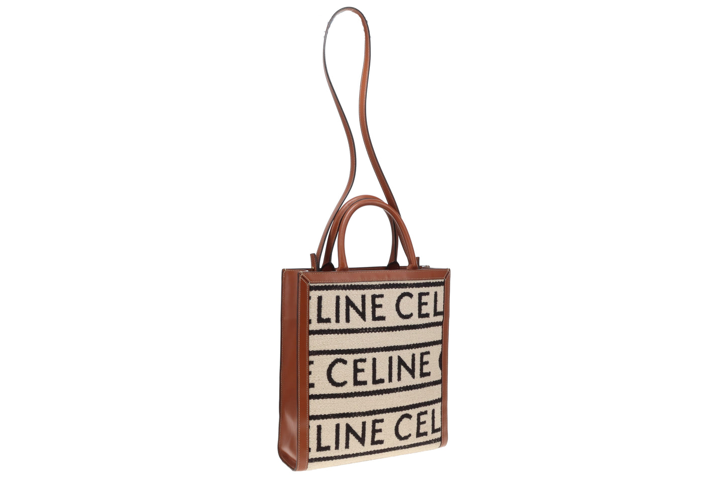 Celine Vertical Cabas Monogram Cloth