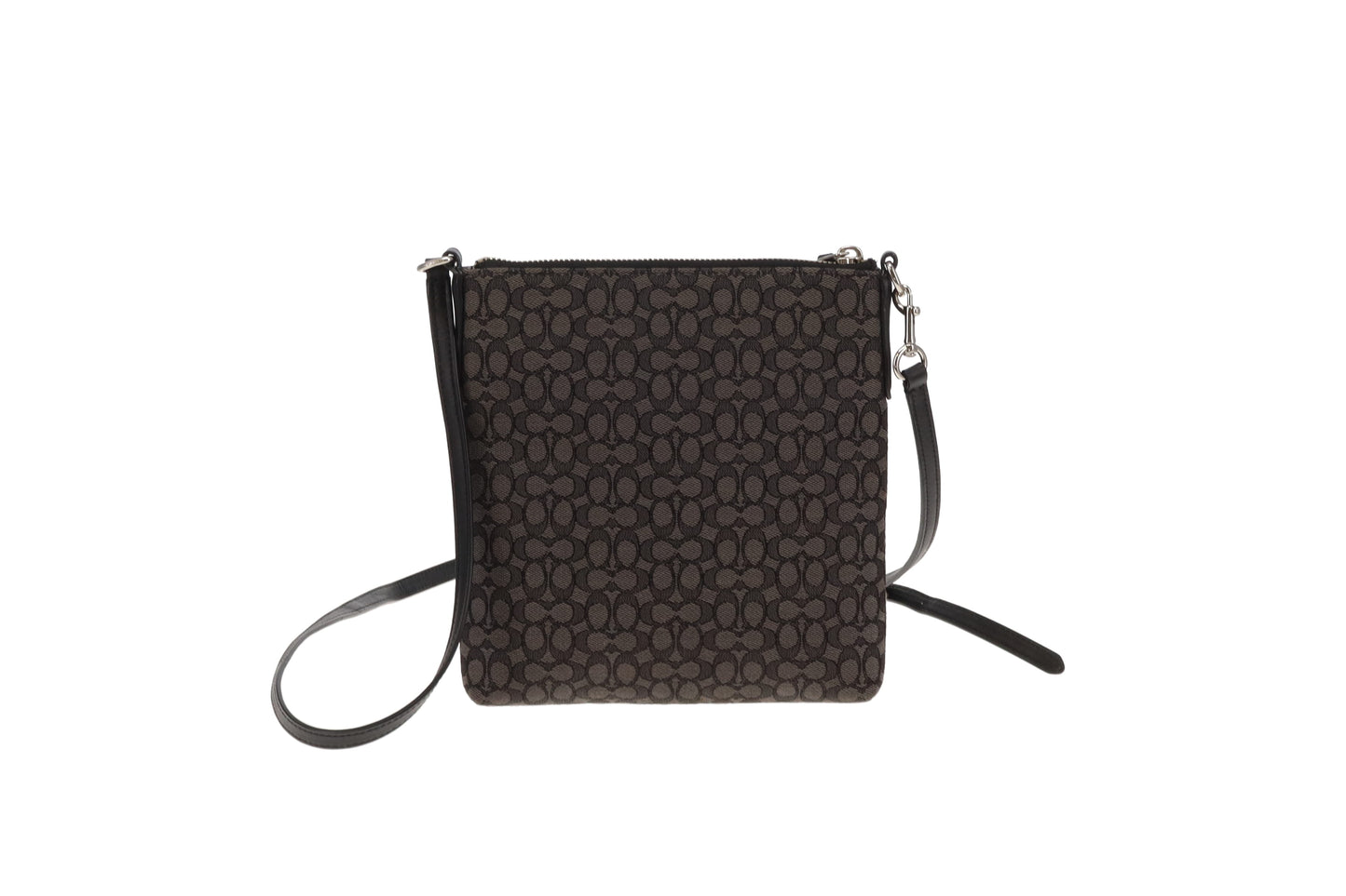 Coach Signature Grey Slim messenger Bag
