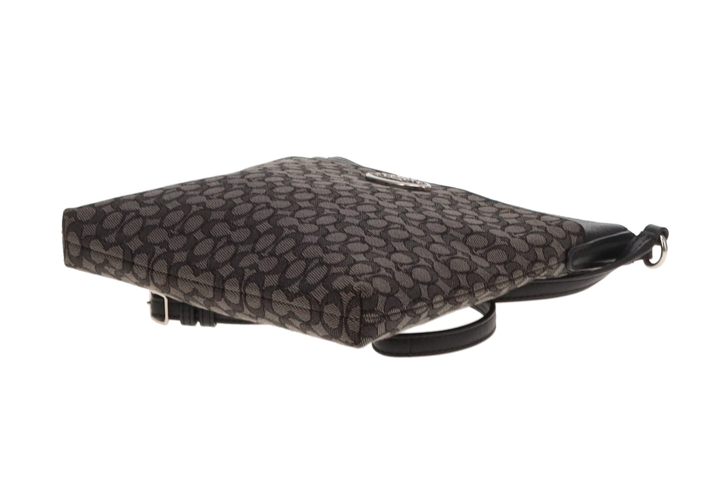 Coach Signature Grey Slim messenger Bag