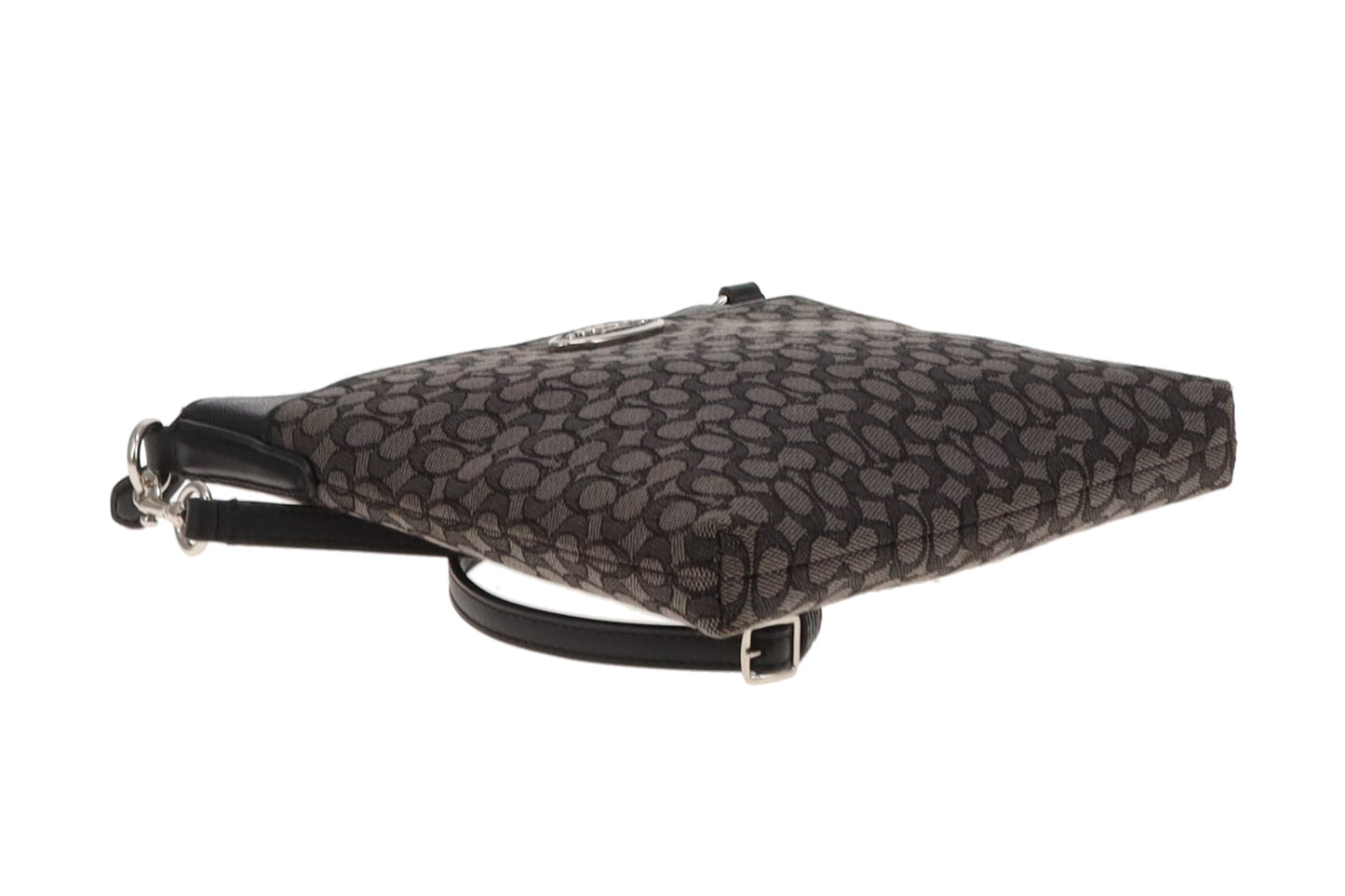 Coach Signature Grey Slim messenger Bag