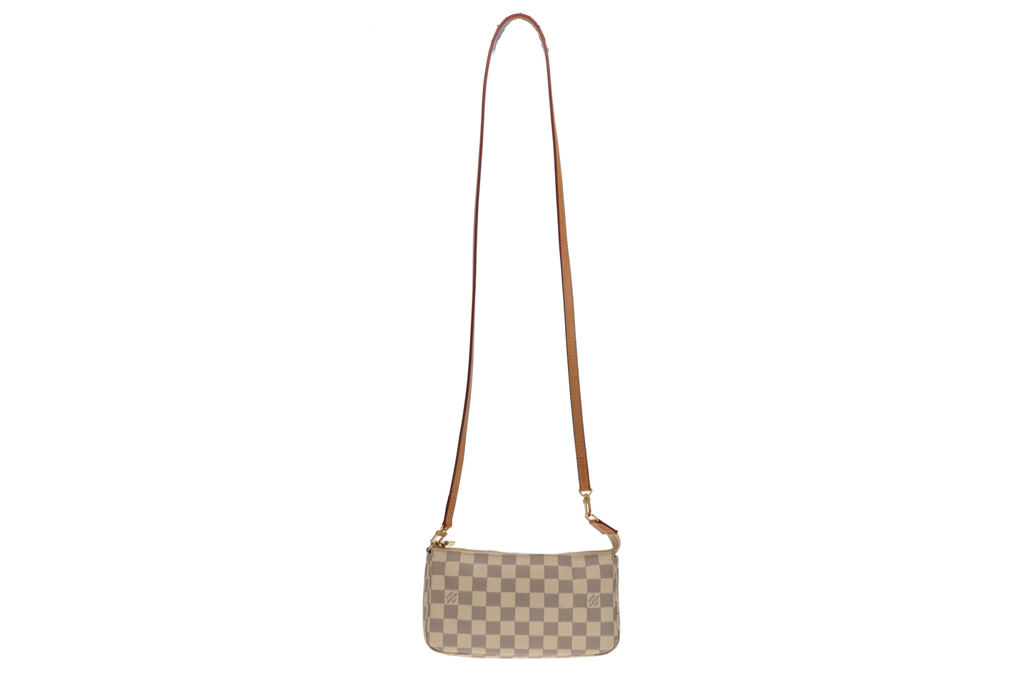 Louis Vuitton Pochette Accessoires Damier Azur with Additional Long Strap MB1148 - 2018