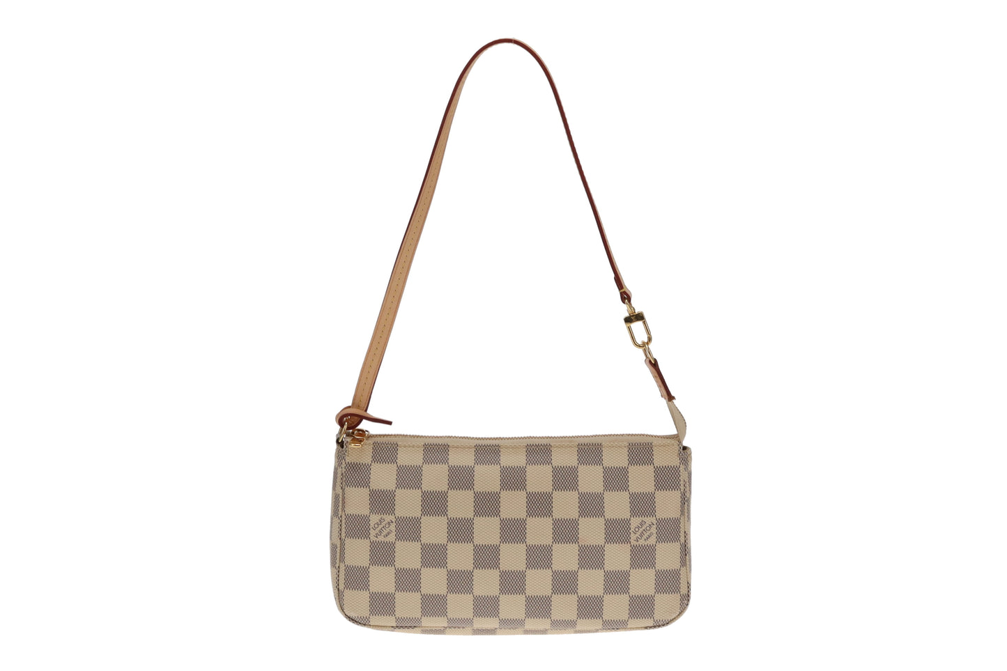 Louis Vuitton Pochette Accessoires Damier Azur with Additional Long Strap MB1148 - 2018