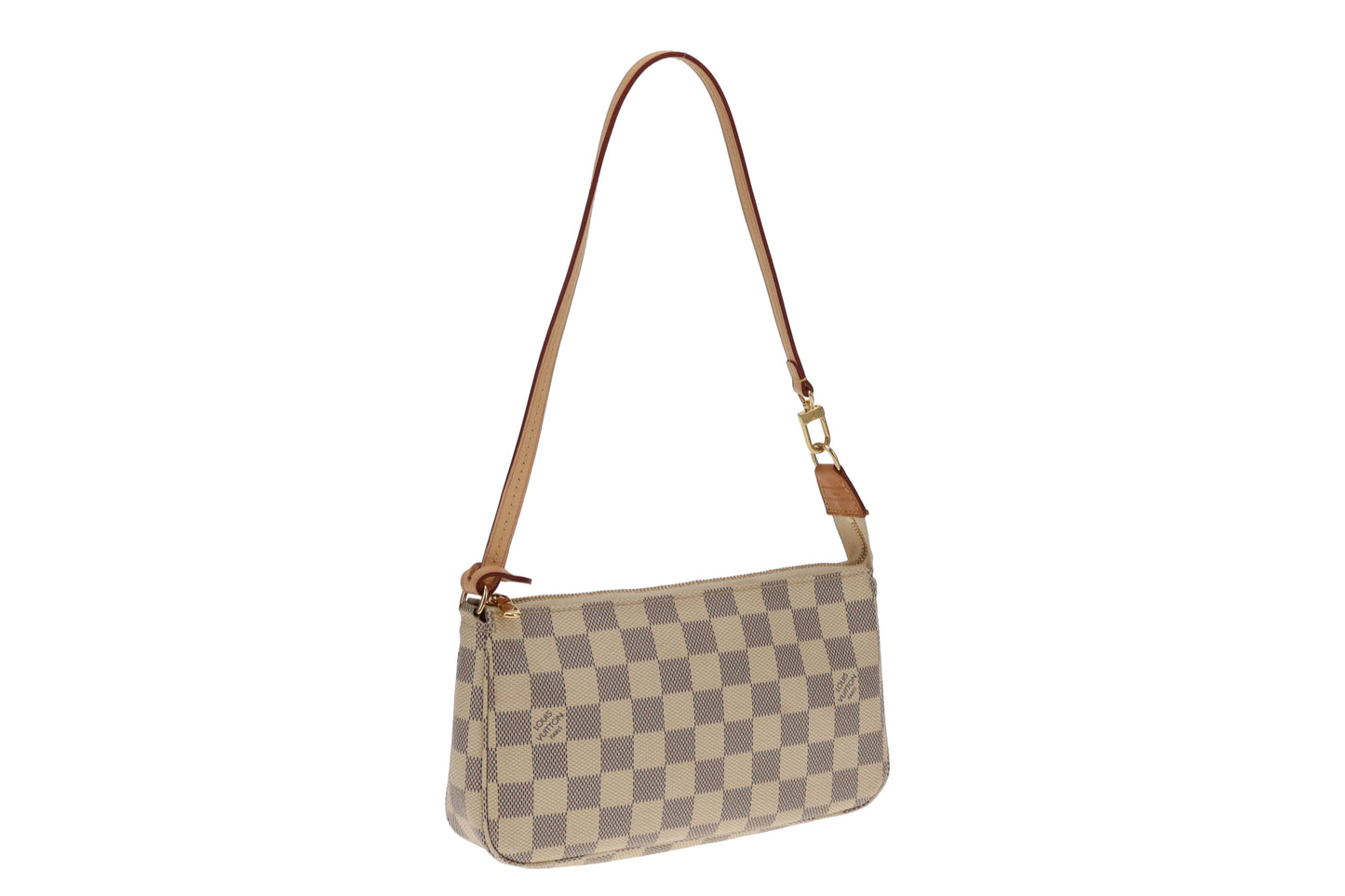 Louis Vuitton Pochette Accessoires Damier Azur with Additional Long Strap MB1148 - 2018