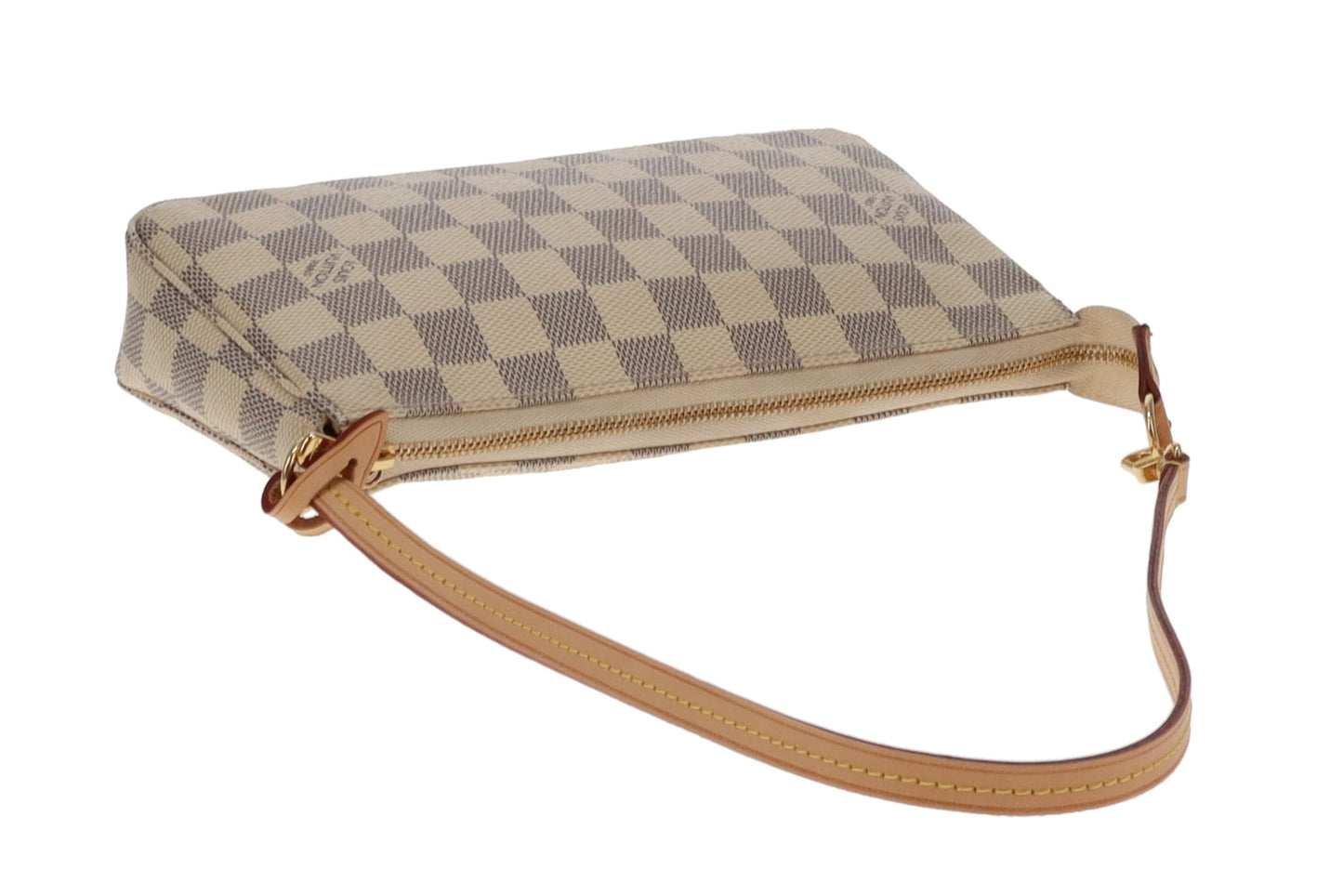 Louis Vuitton Pochette Accessoires Damier Azur with Additional Long Strap MB1148 - 2018