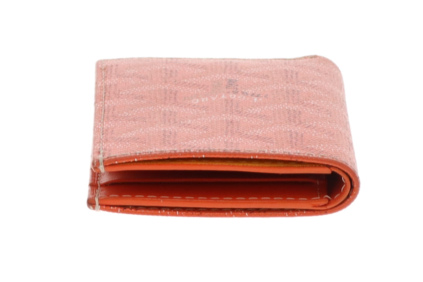 Goyard Folded Card Holder Orange Goyardine