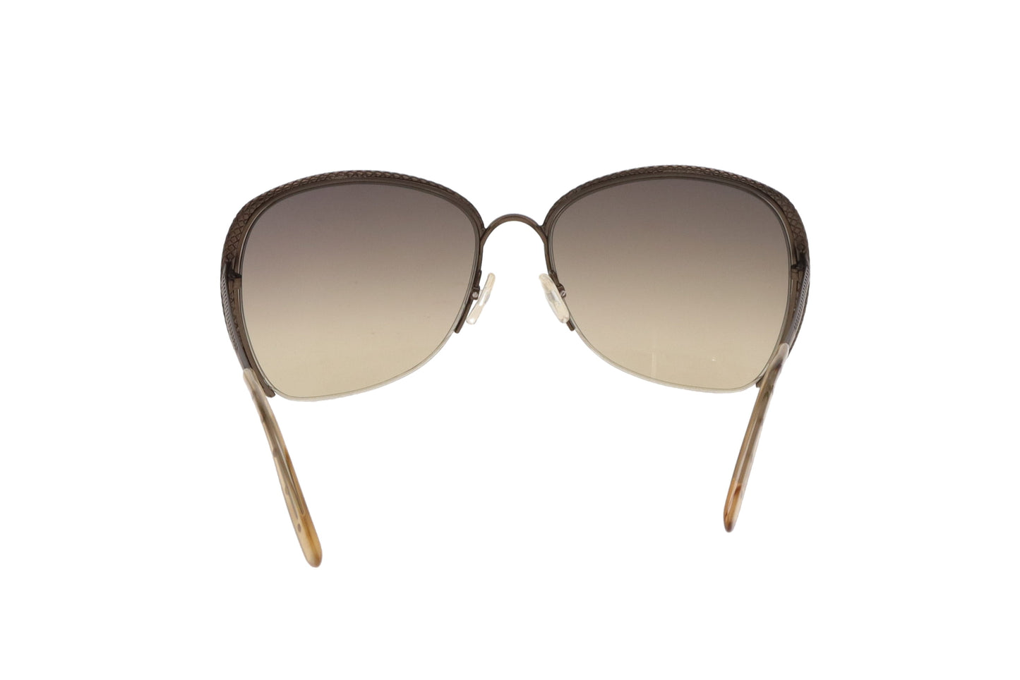 Bottega Veneta Aviator Intrecciato Gold Sunglasses BV200/S