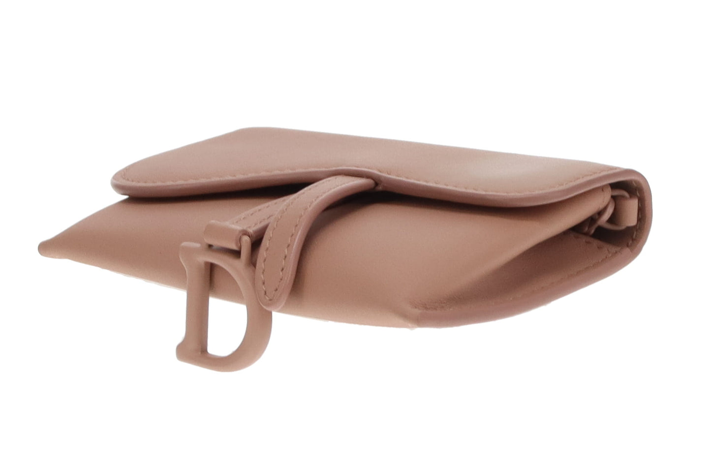 Dior Saddle Chain Wallet Mini Nude Ultramatte 2020