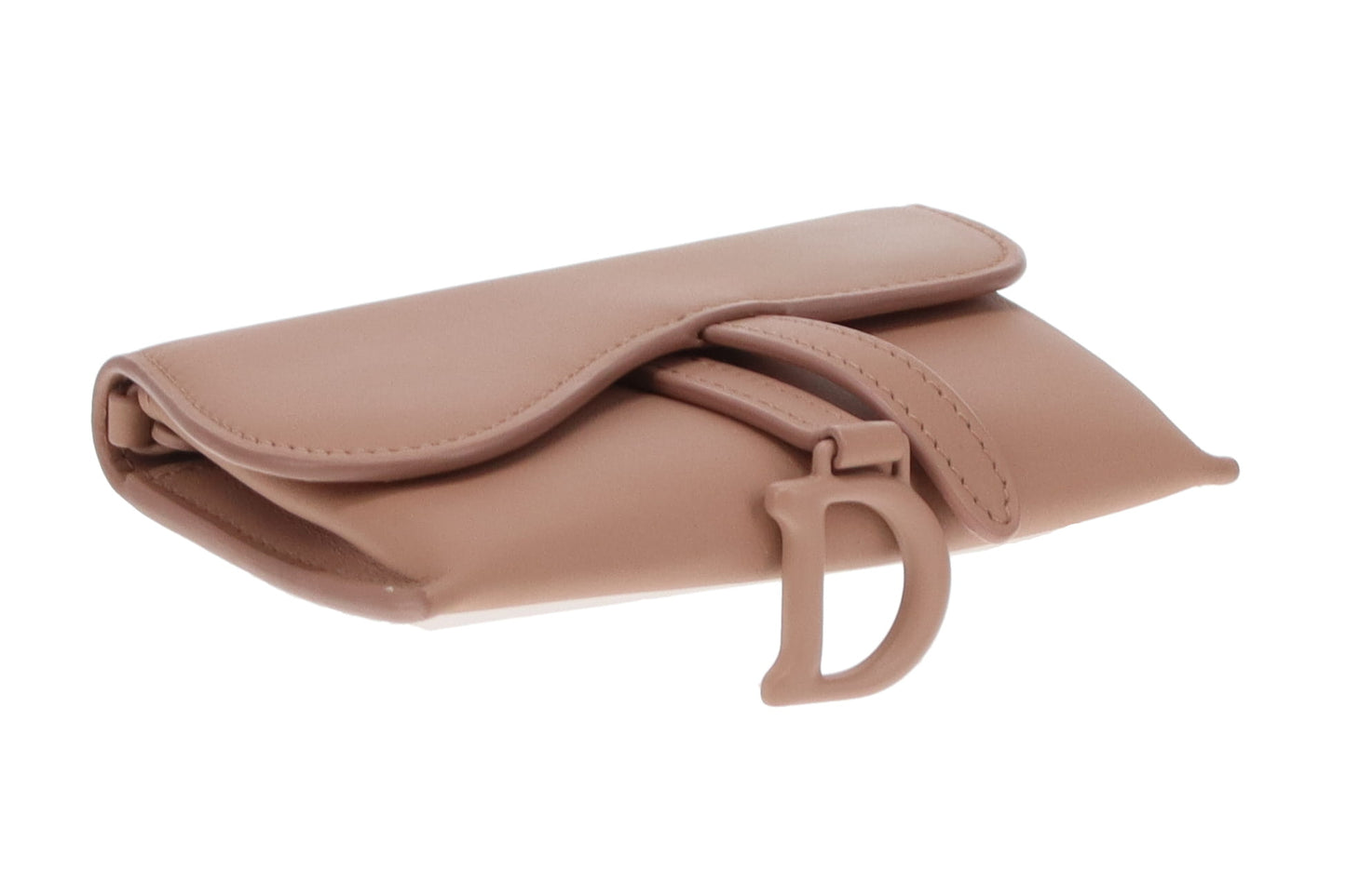 Dior Saddle Chain Wallet Mini Nude Ultramatte 2020