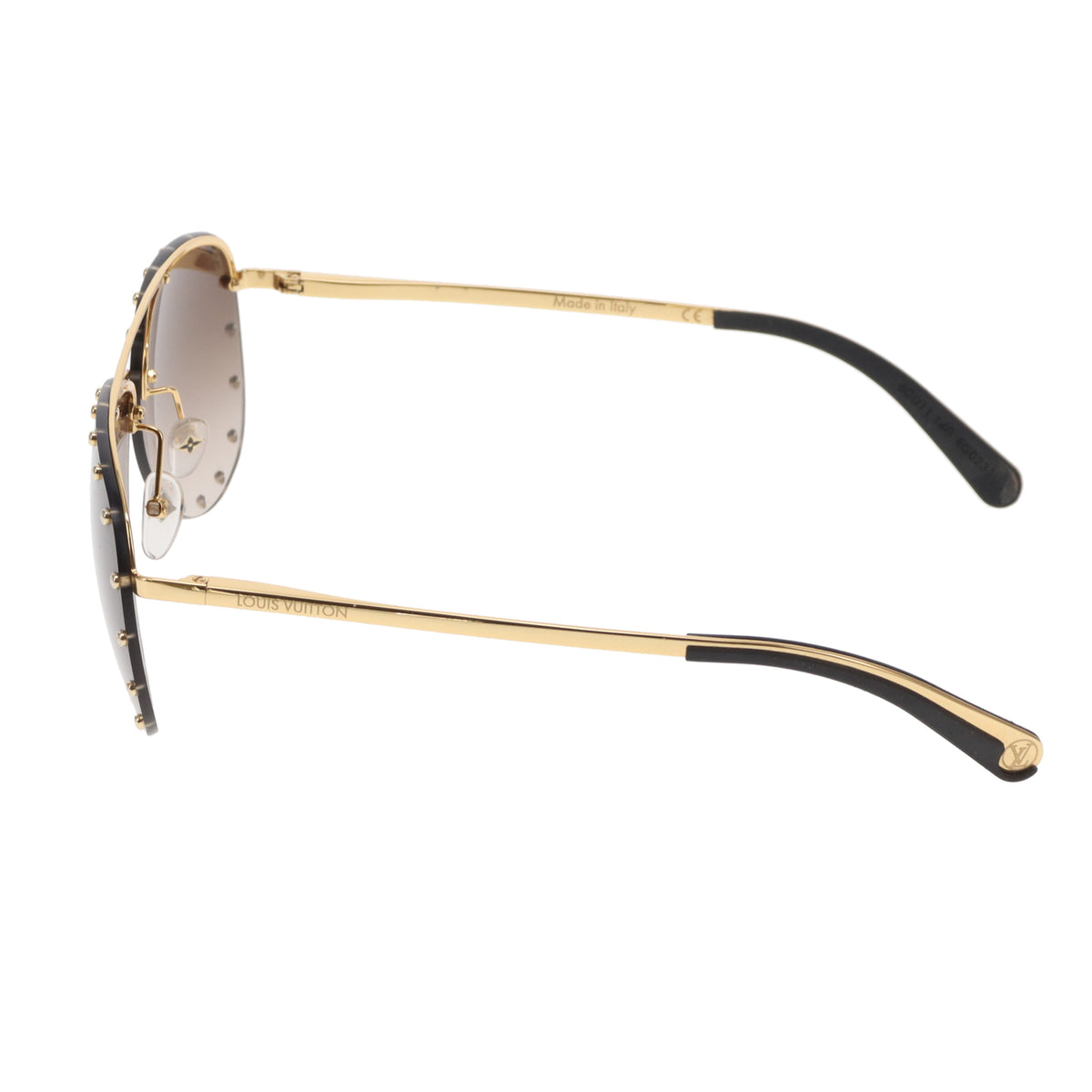 Louis Vuitton The Party Studded Aviator Sunglasses Z0914U