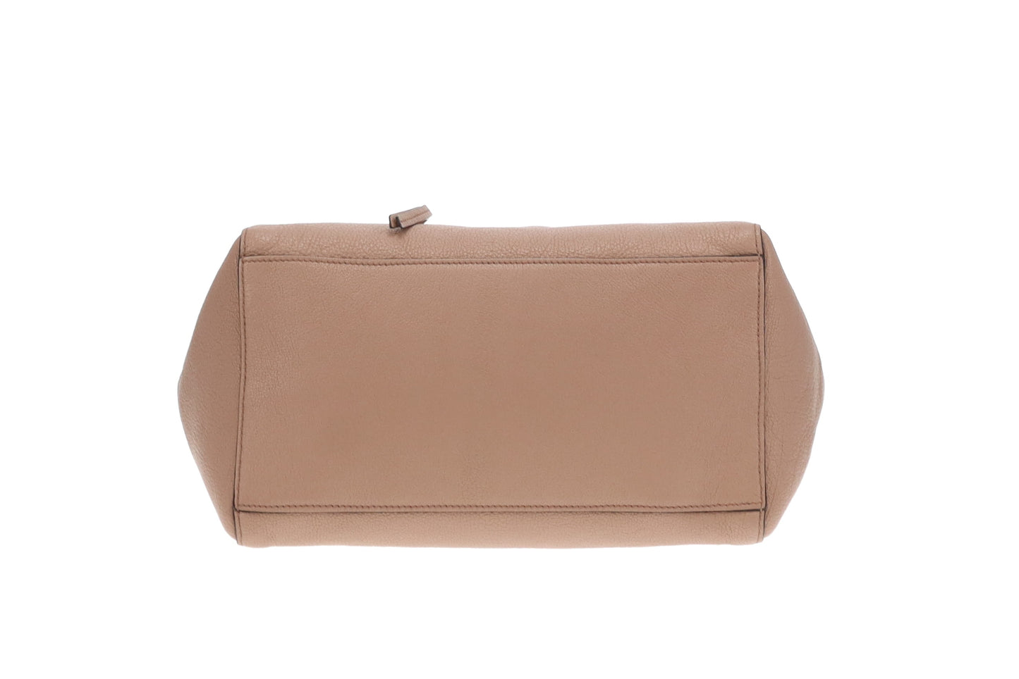 Miu Miu Beige Leather Shopping Tote with Strap