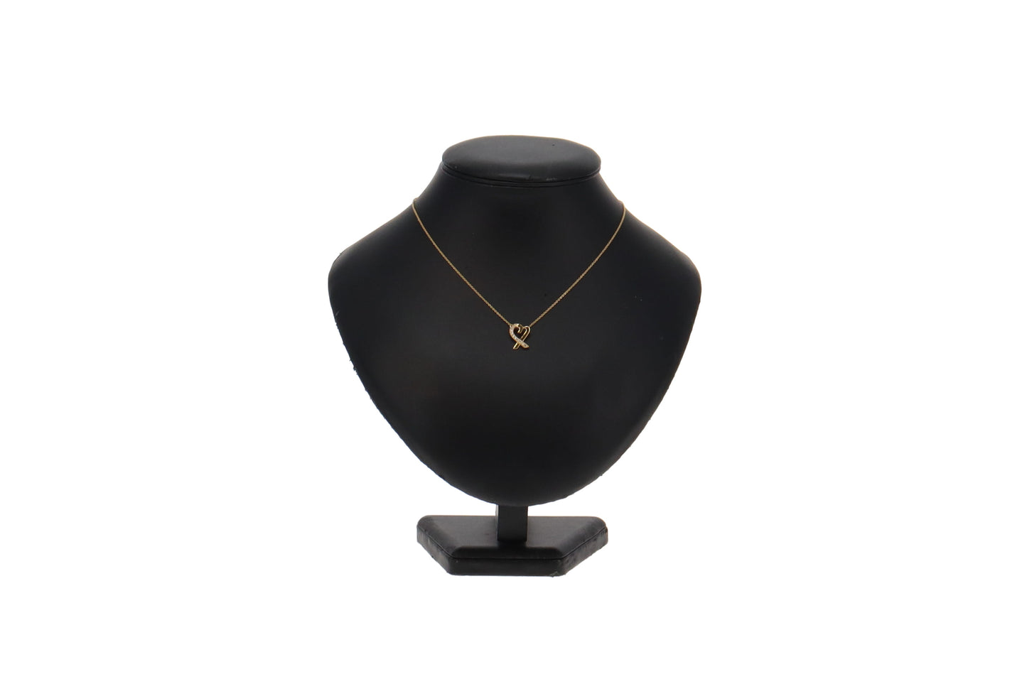Tiffany & Co. 18k Yellow Gold Paloma Picasso Loving Heart Pendant With Diamonds