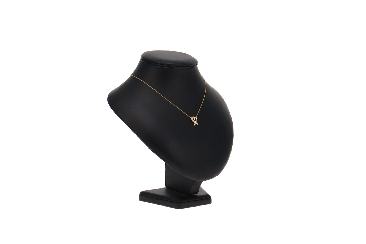 Tiffany & Co. 18k Yellow Gold Paloma Picasso Loving Heart Pendant With Diamonds