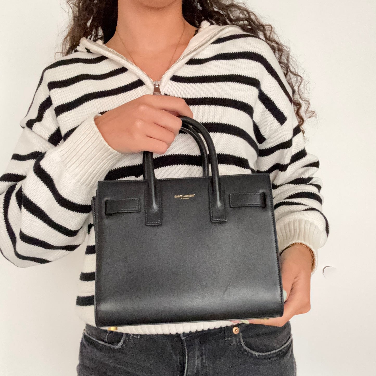 Saint Laurent Nano Sac De Jour Black
