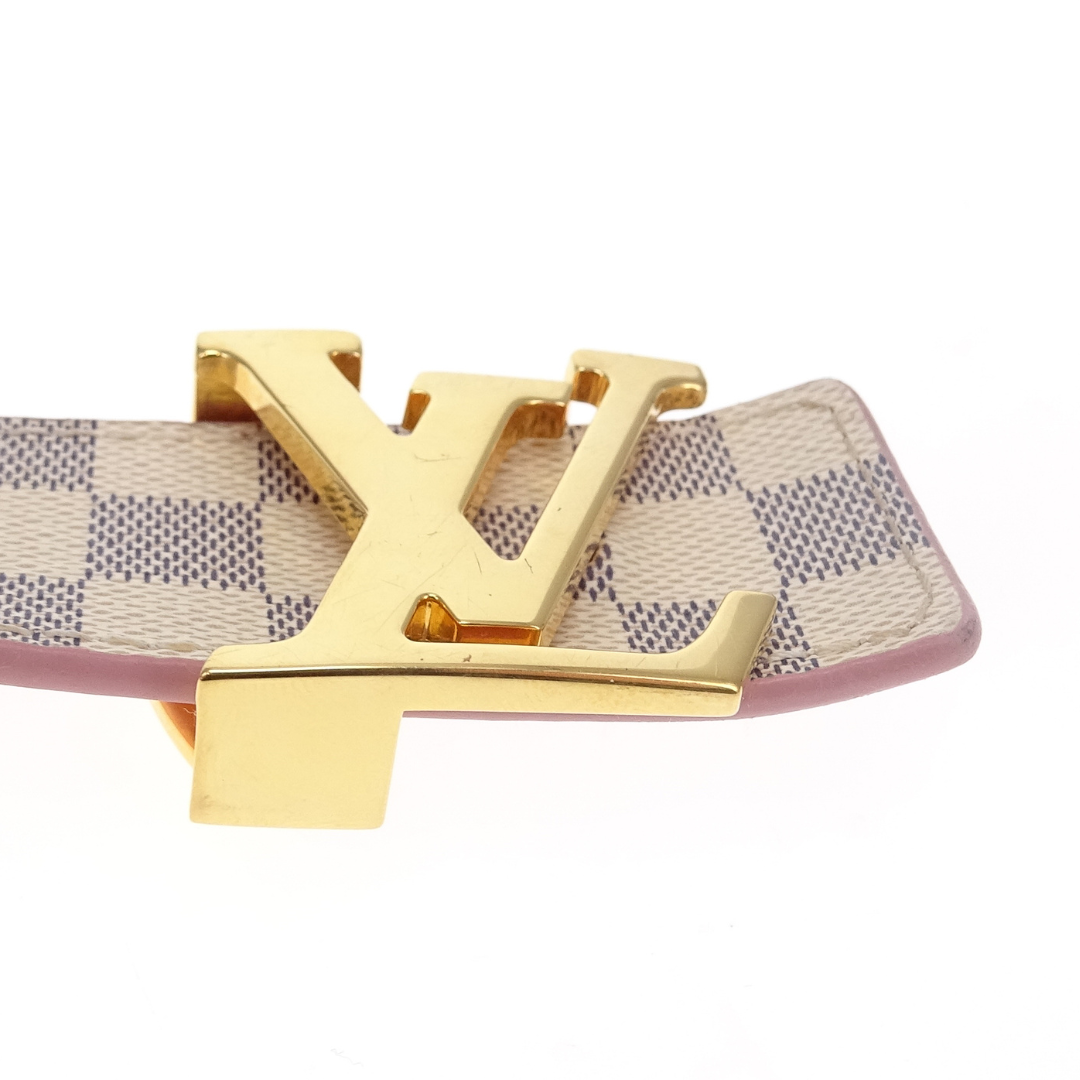 Louis Vuitton Initals 30mm Belt Damier Azur and Pink 80cm