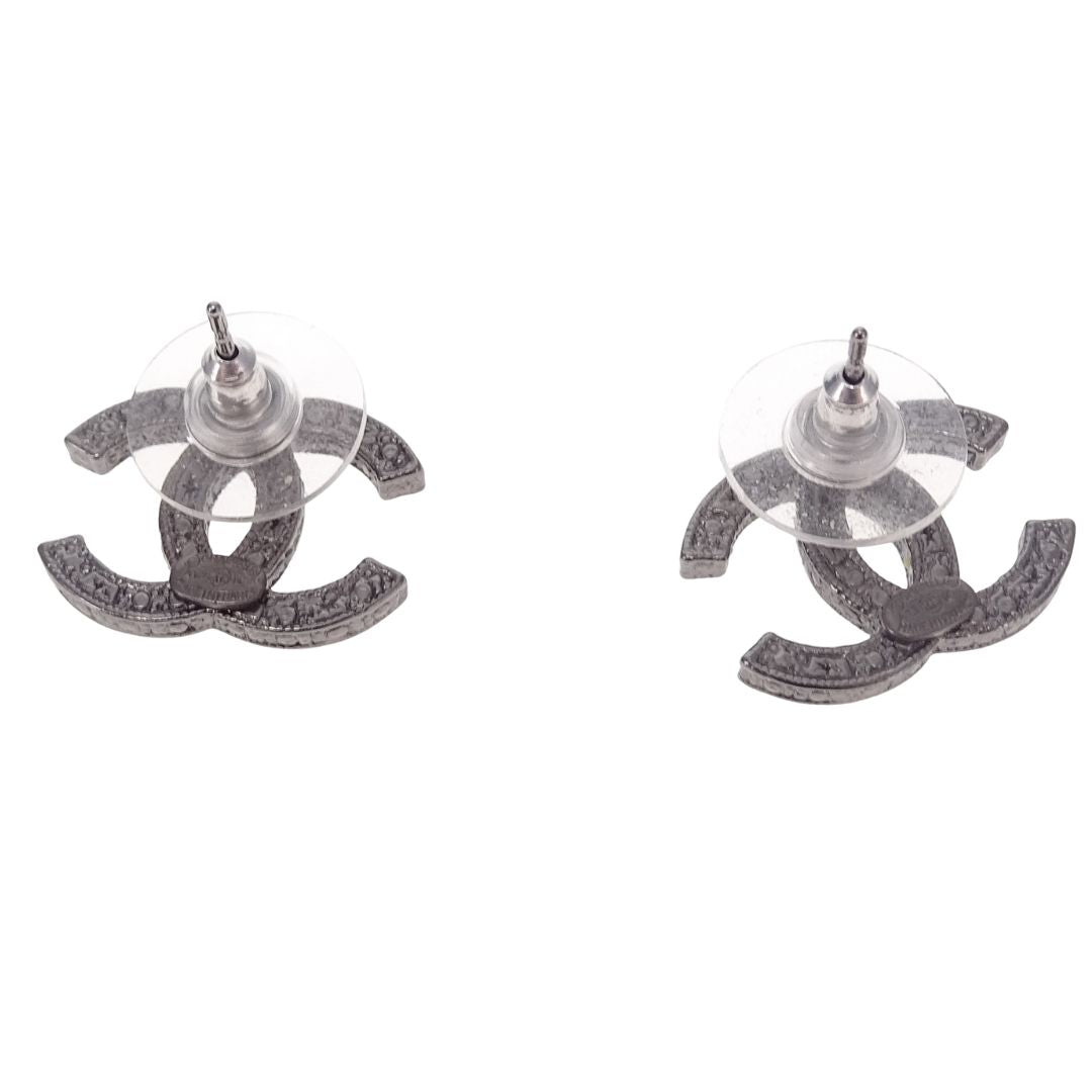 Chanel CC Earrings Crytsal and Star Detail 2013