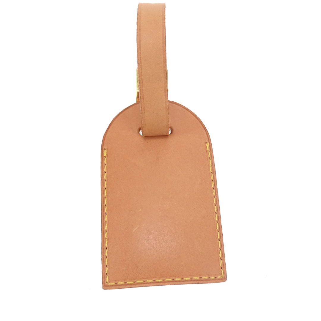 Louis Vuitton Luggage Tag and Poignet Set Vachetta