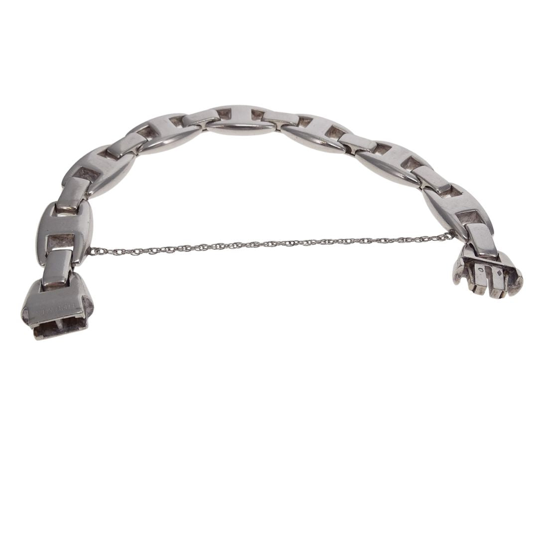 Hermes Casisopee Bracelet Sterling Silver GM