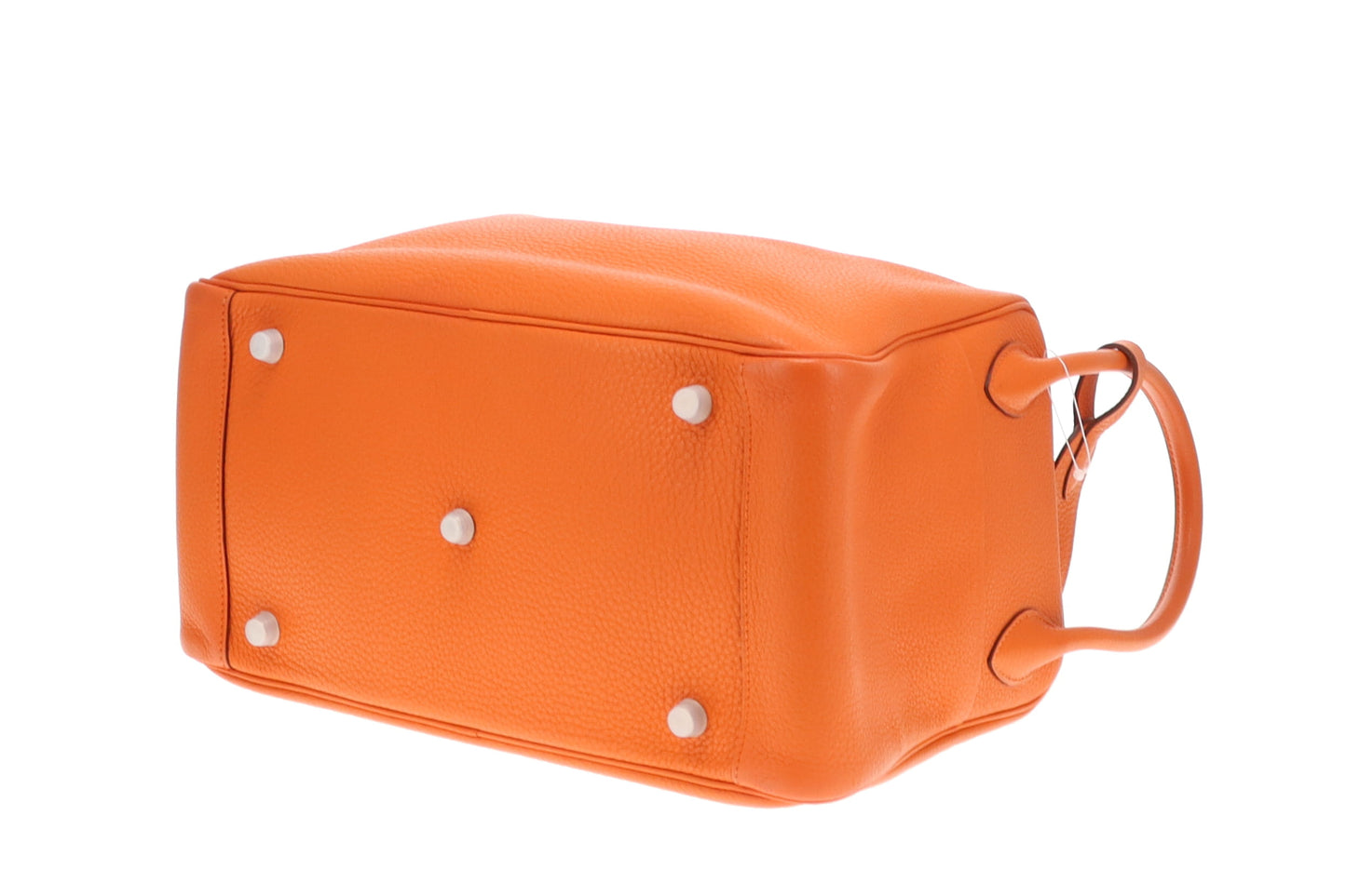 Hermes Orange Clemence and PHW Lindy 34 (O in a square) - 2011