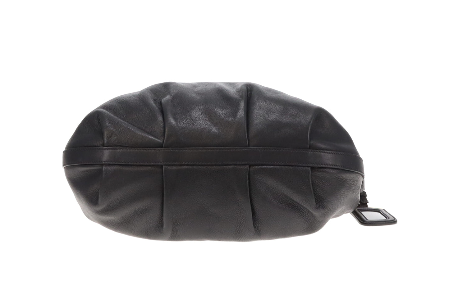 Prada Black Leather Vintage Shoulder Bag (2)