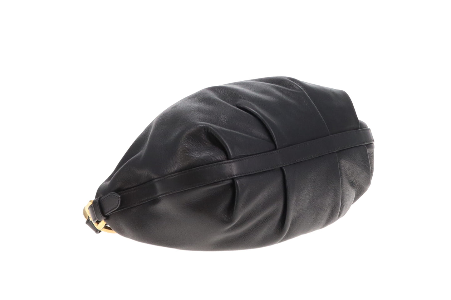 Prada Black Leather Vintage Shoulder Bag (2)