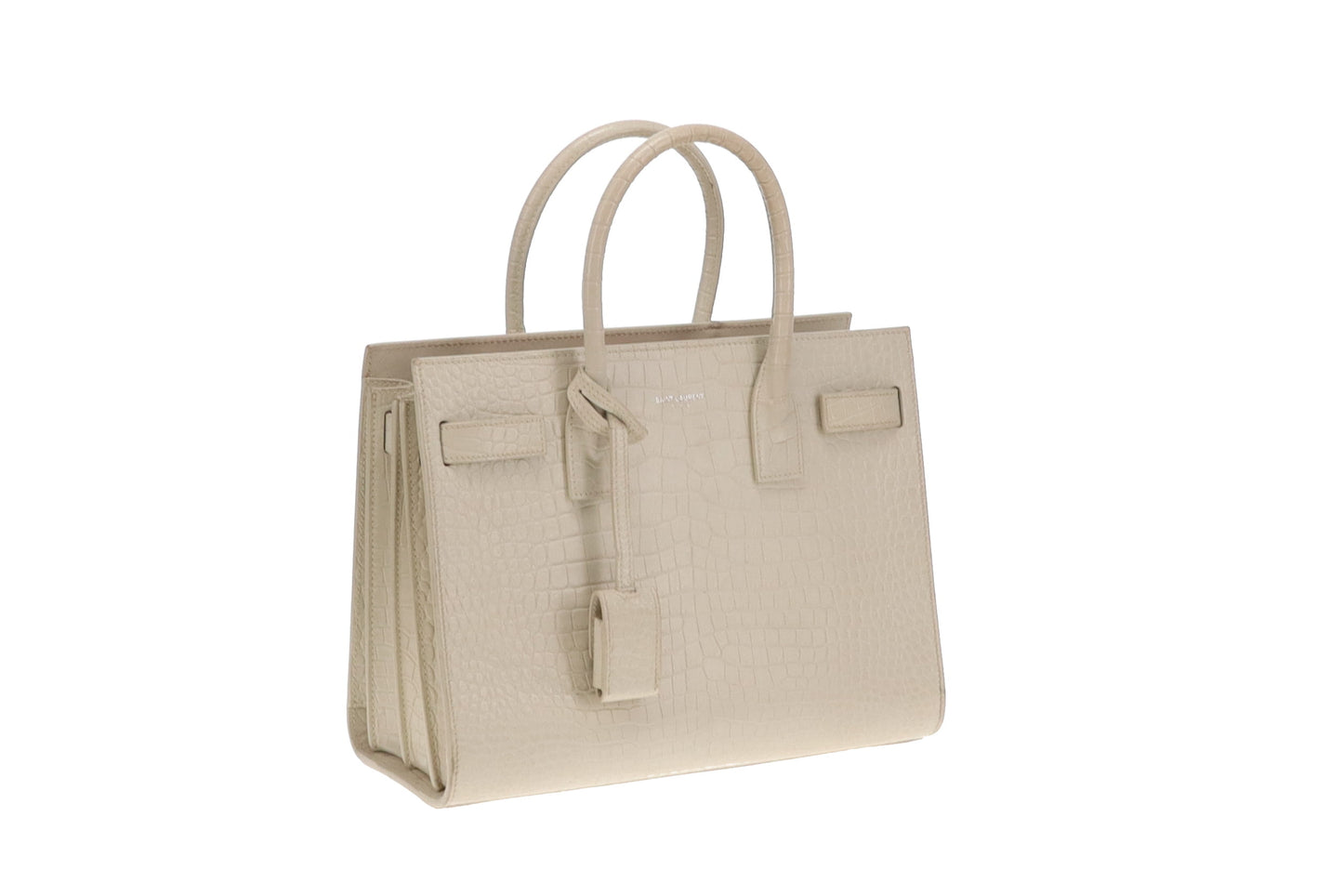 Saint Laurent Croc Embossed Baby Sac De Jour 2018