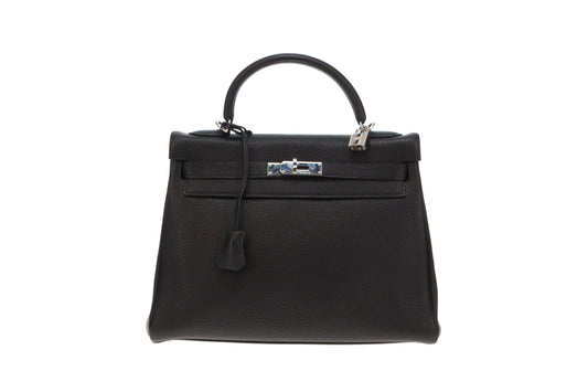Hermes Black Togo and PHW Classic Kelly 32 2003