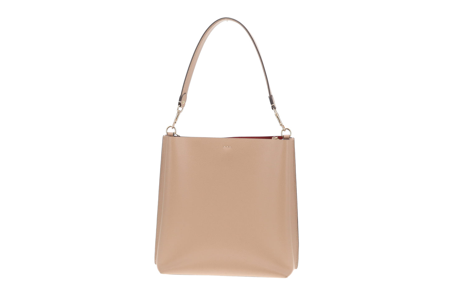 Coach Beige Leather Town Bucket Bag