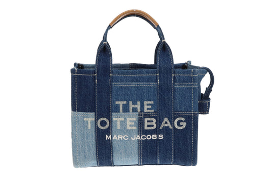 Marc Jacobs The Tote Bag Small Denim Patchwork