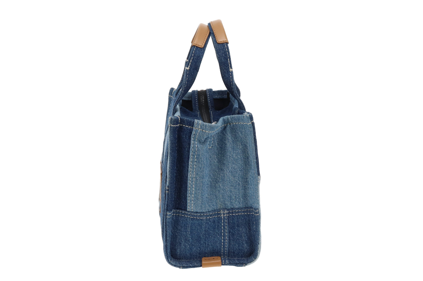 Marc Jacobs The Tote Bag Small Denim Patchwork
