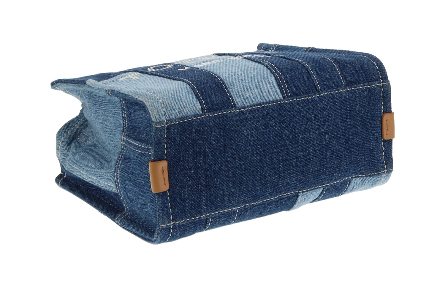 Marc Jacobs The Tote Bag Small Denim Patchwork