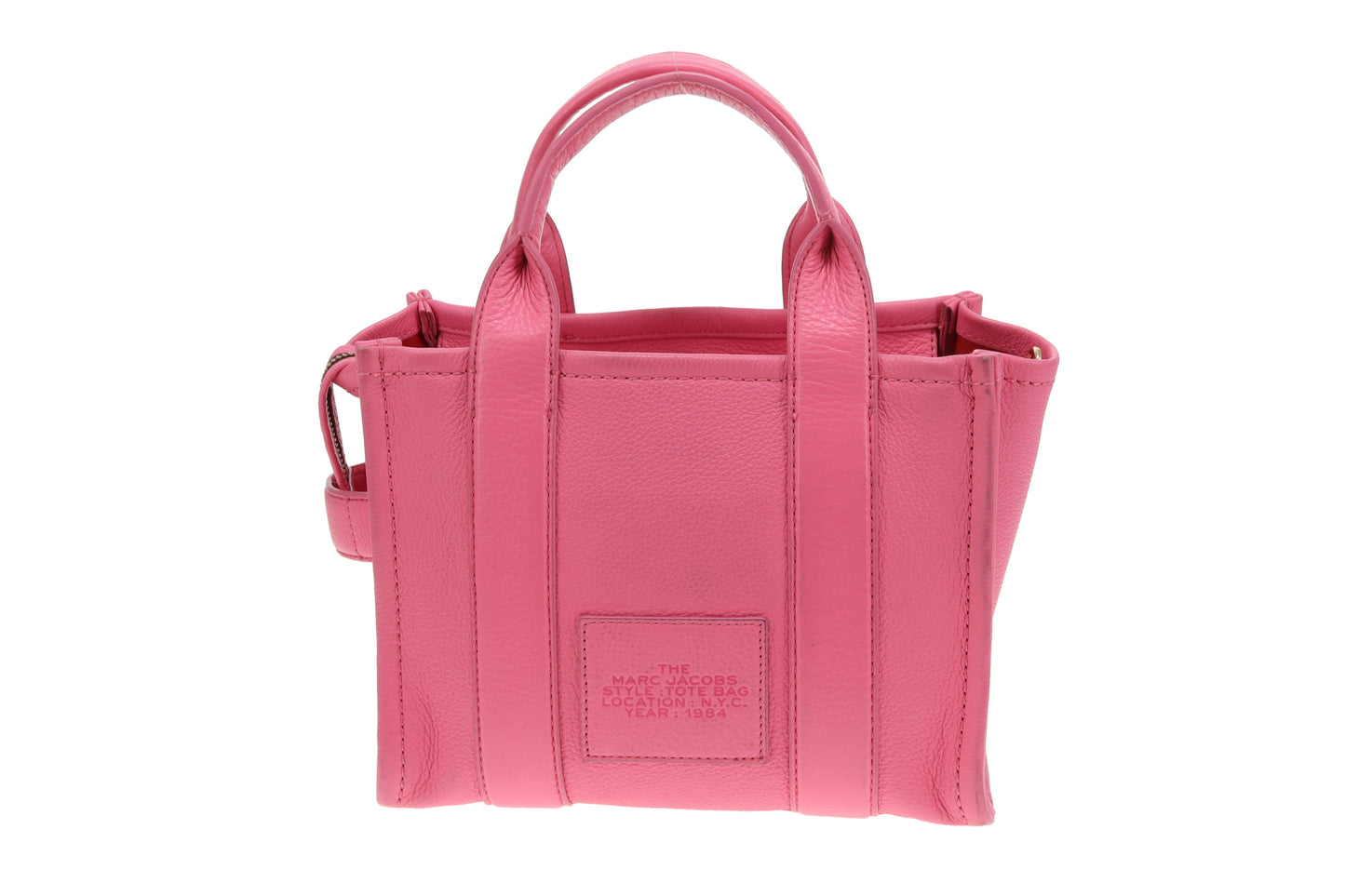 Marc Jacobs The Tote Bag Small Pink Leather