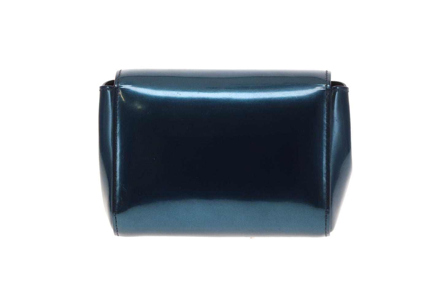 Mulberry Mini Lily In Midnight Blue Mirror Metallic Leather