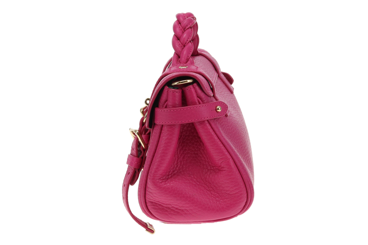 Mulberry Alexa Mini In Mulberry Pink Heavy Grain Leather