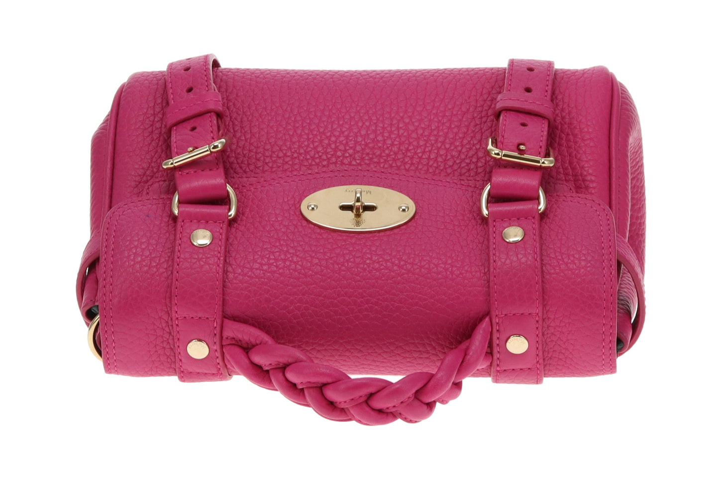 Mulberry Alexa Mini In Mulberry Pink Heavy Grain Leather